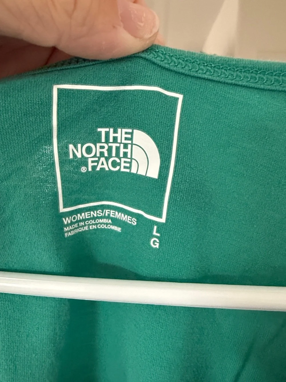 The North Face Women’s Short-Sleeve Scoop Neck Tee — Teal Green - Picture 2 of 4